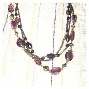 Beautiful Layered Antique Gold Necklace - Premier